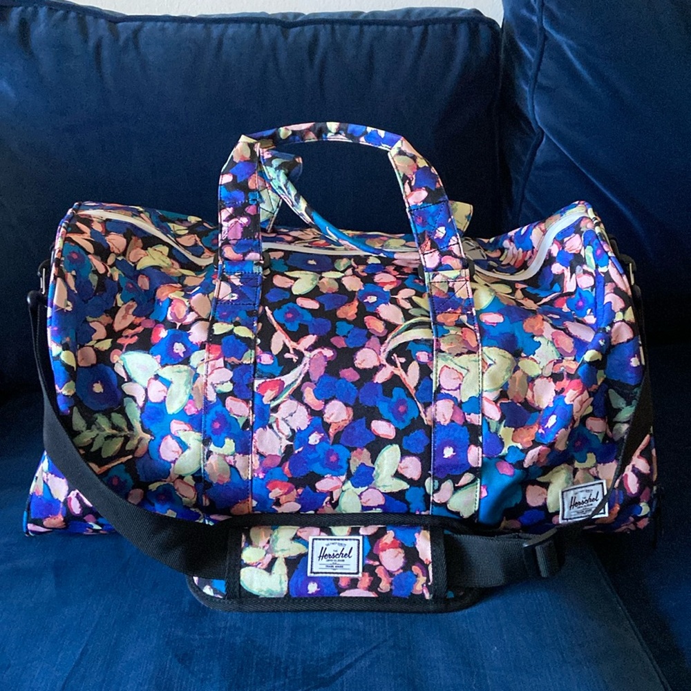 Herschel Supply Co. Novel Duffle Bag - Blue Multi Floral